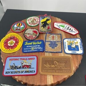 Boy Scout Assorted Patch Lot of 11 vintage